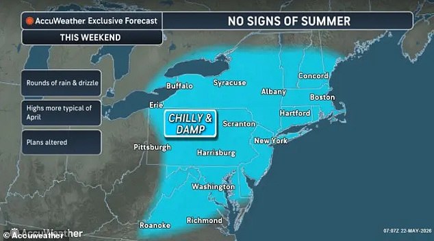 Freezing Temperatures Hit Eight States This Weekend, Far Below Summer Norms