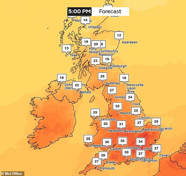 Uingereza inaripoti rekodi ya joto la 30°C huku hali mbaya zaidi inatarajiwa.